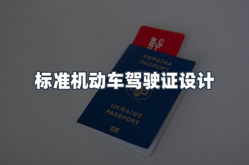 标准机动车驾驶证设计
